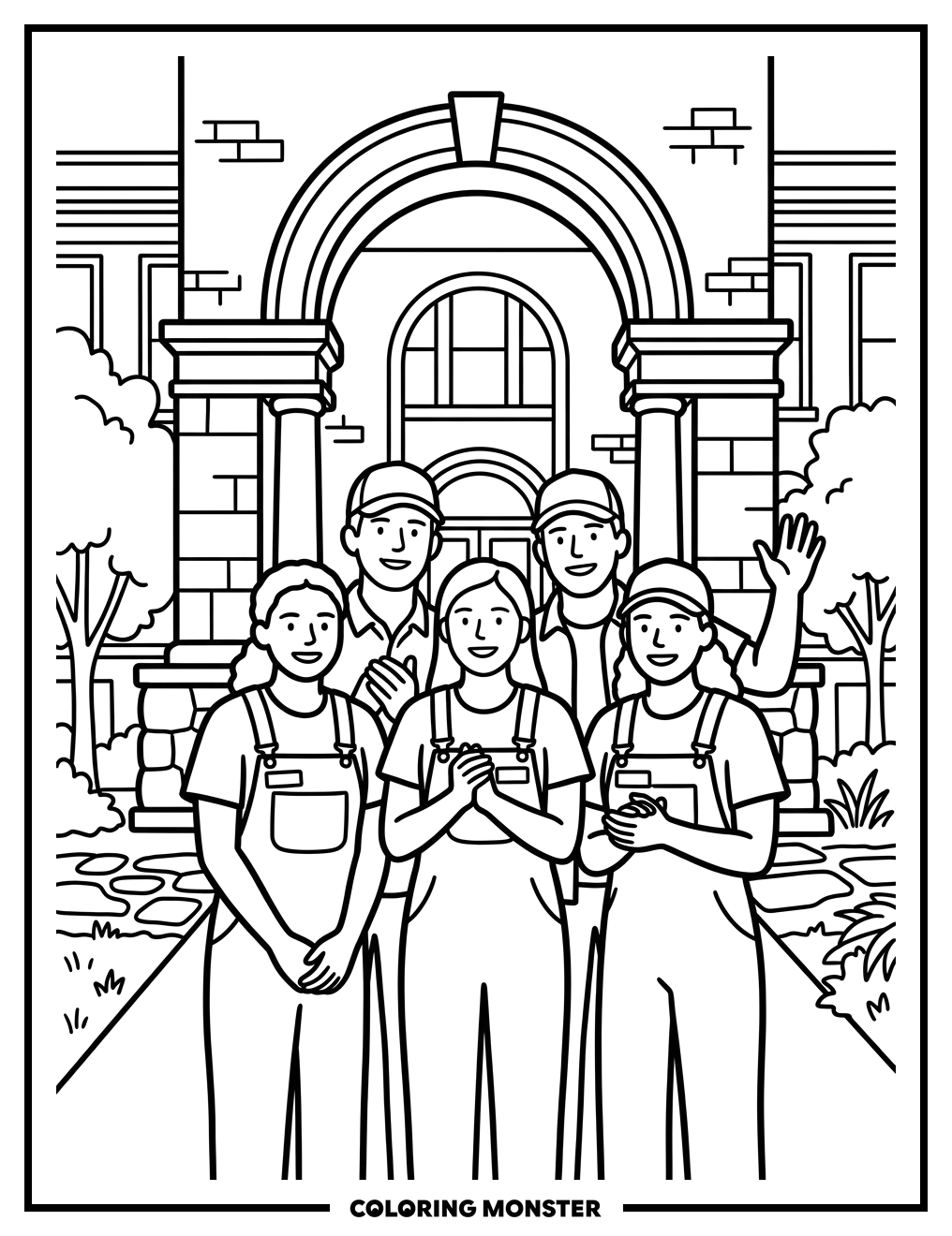 Aggie Ring Day Celebration Coloring Page