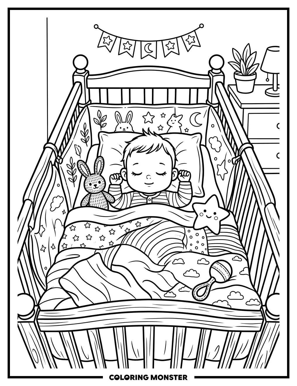 Baby Mira Sleeping Peacefully