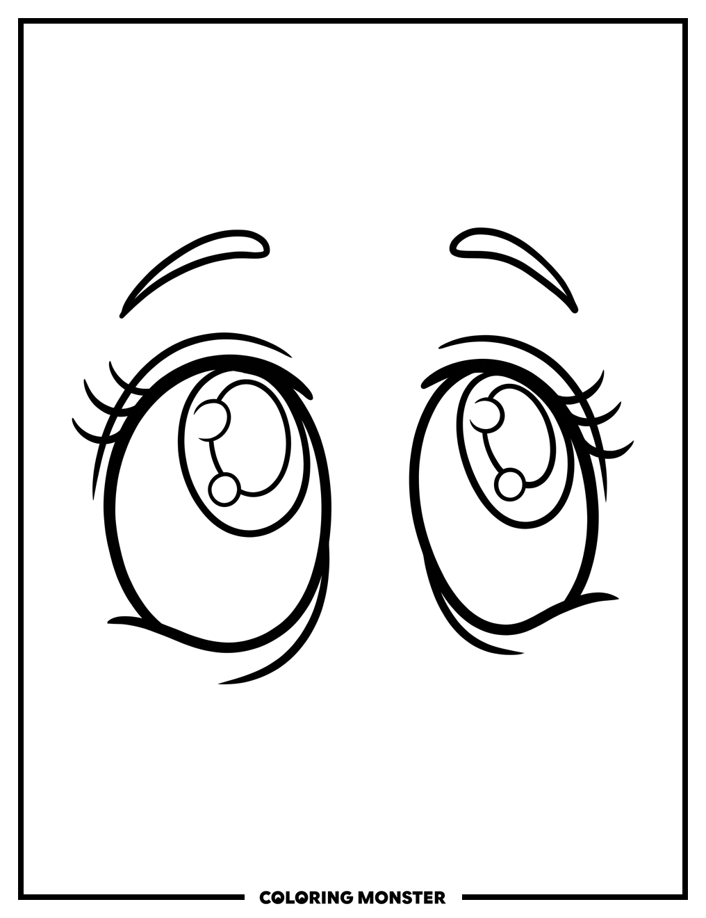 Curious Cartoon Eyes