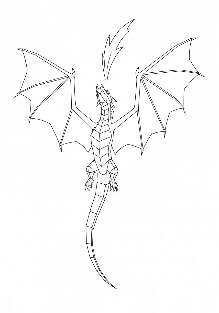 Dragon Shooting Up Into The Sky