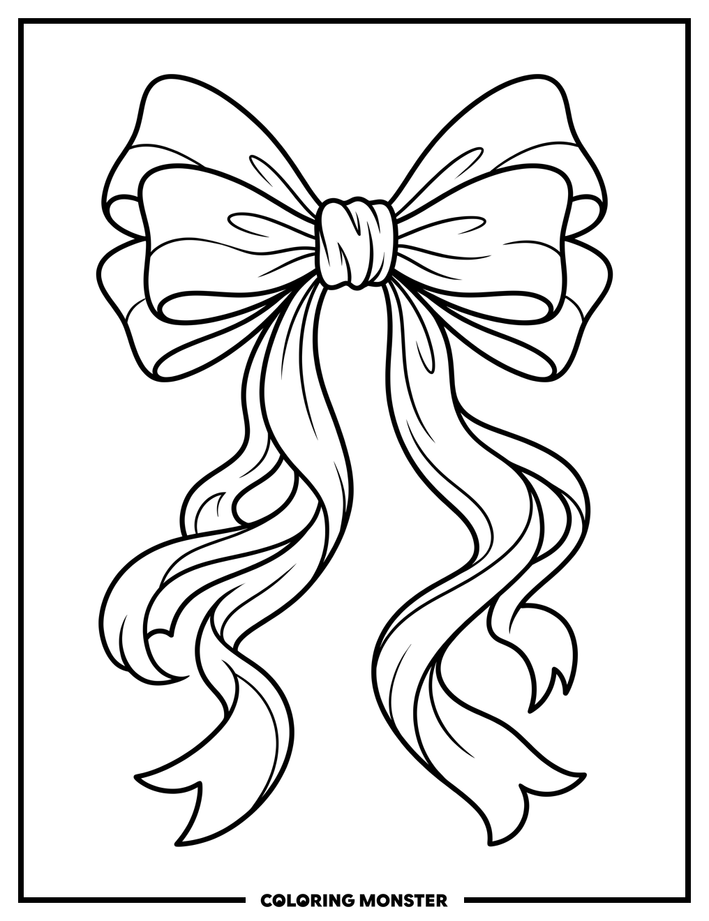 Elegant Bow With Flowing Ribbons