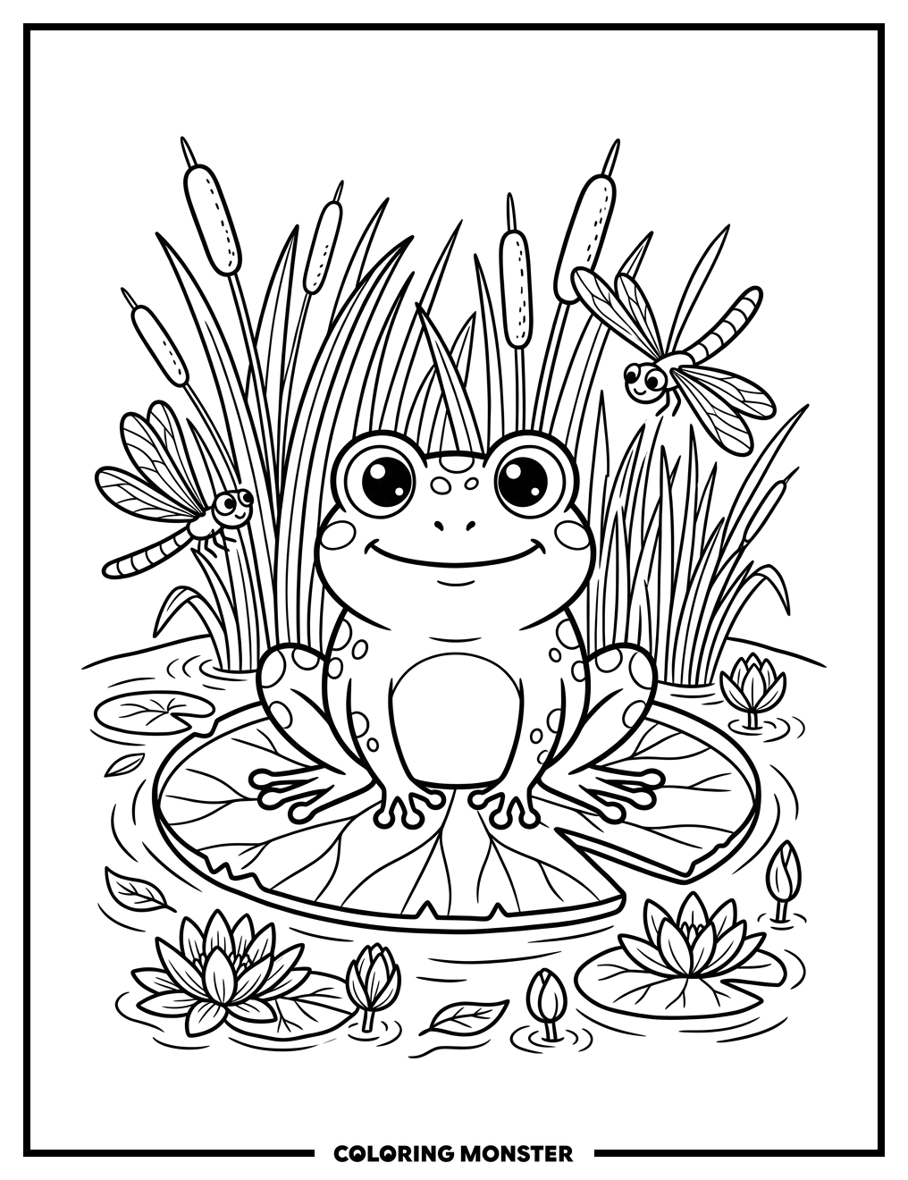 Frog on a Lily Pad