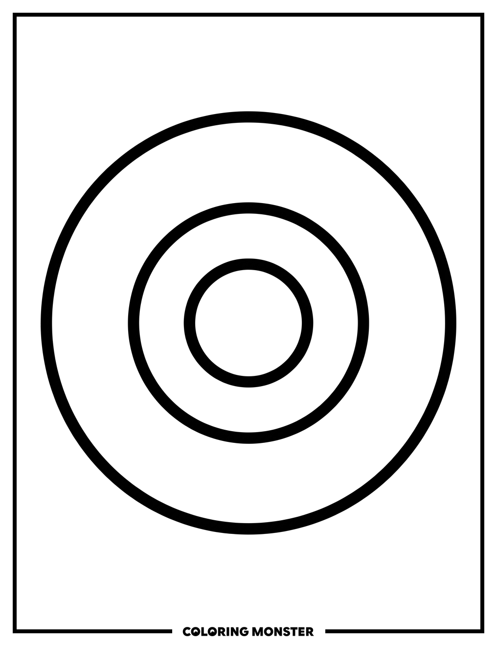 Large Eyeball Coloring Page
