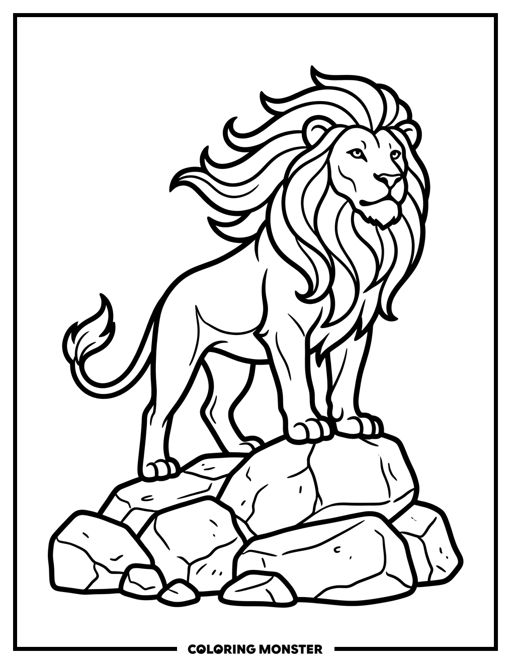 Lion of Judah Coloring Page