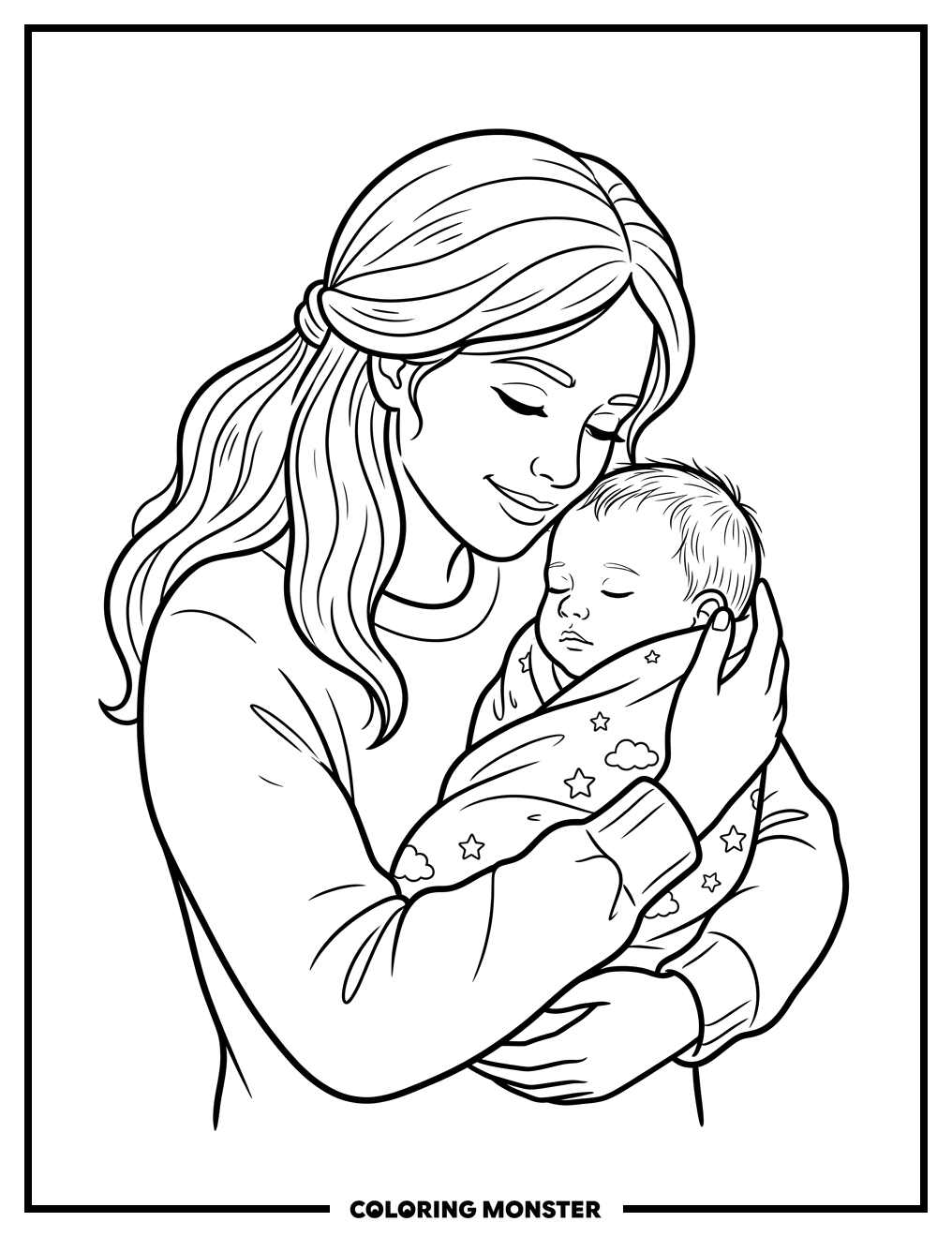 Mother Holding Her Baby
