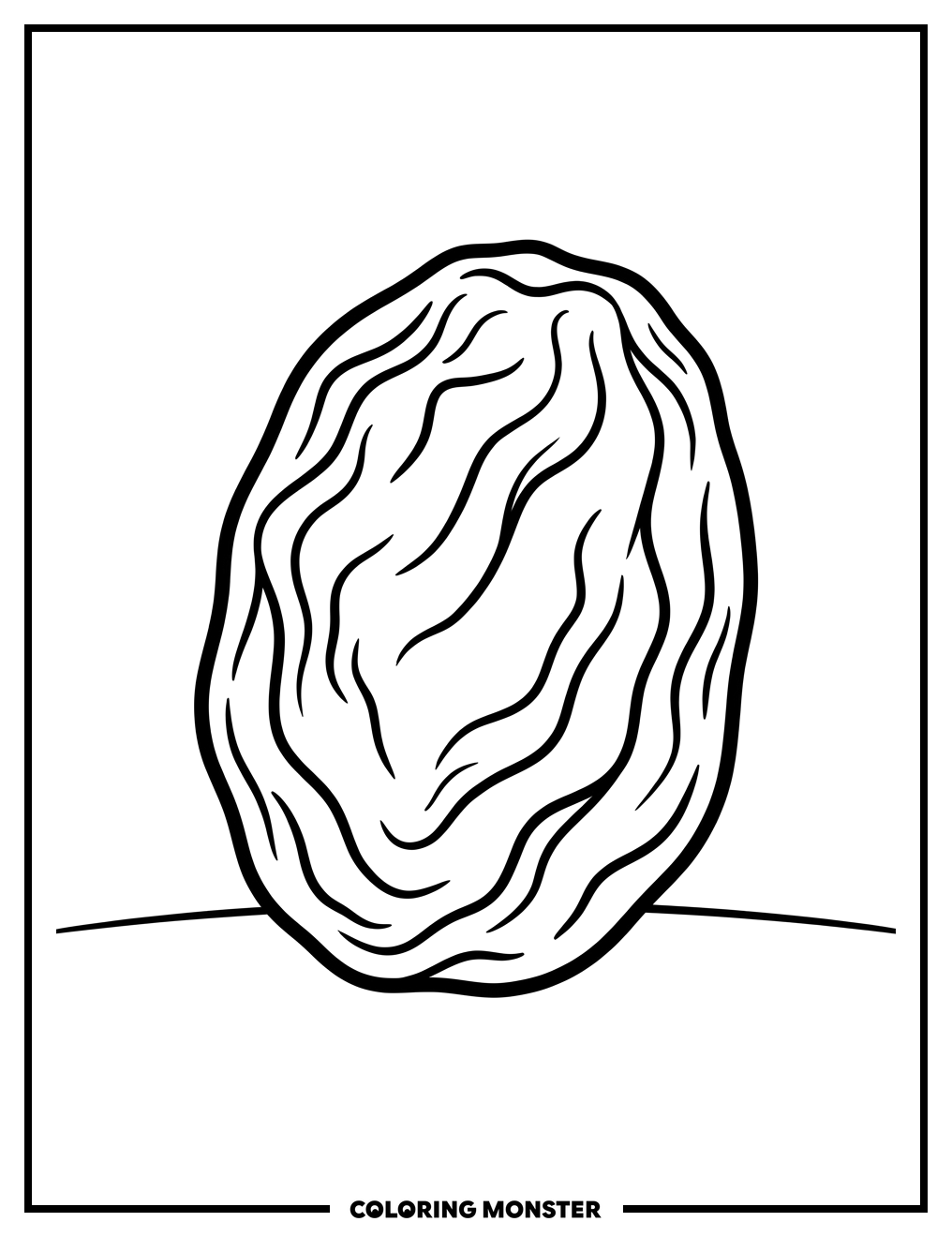 Plump Raisin Coloring Page