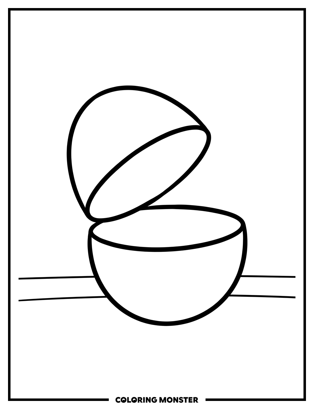 Resurrection Egg Coloring Page